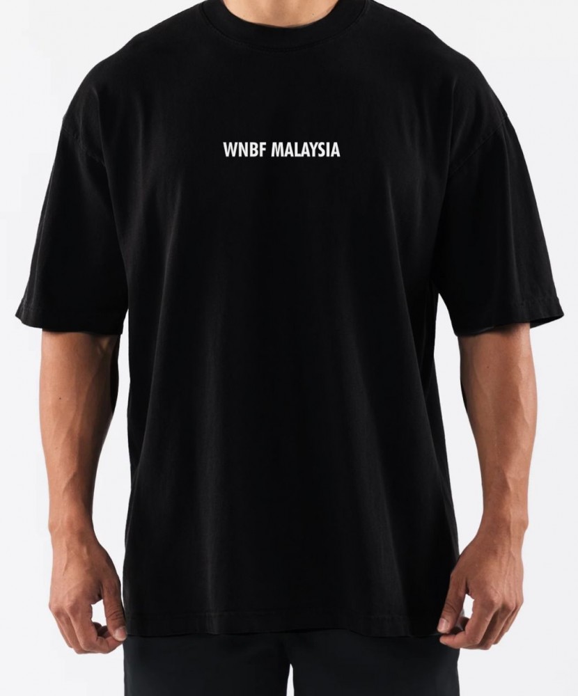 Natural Athlete Statement Black Tee